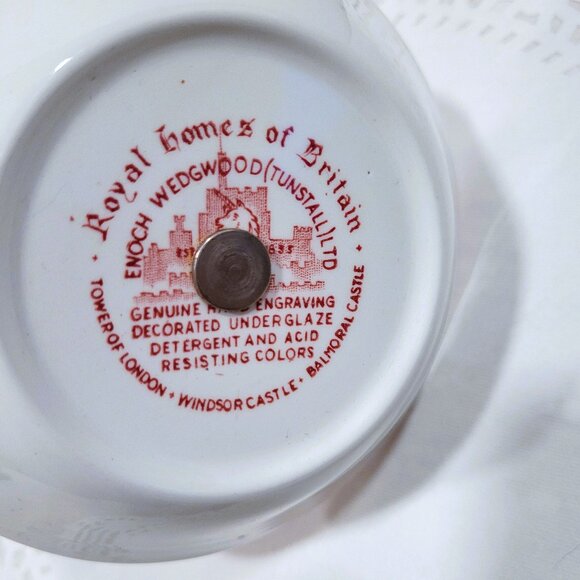 Enoch Wedgwood Serving Dish with Handle "Royal Homes of Britain" 1965 - 1980 - Picture 2 of 6